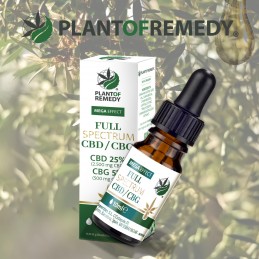 plant of remedy premium CBD and CBG formula 10ml