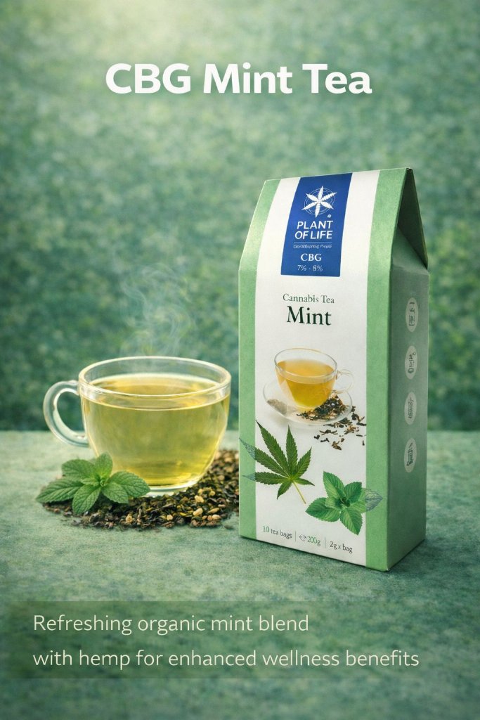Cannabis Tea Mint CBG - 10 bags