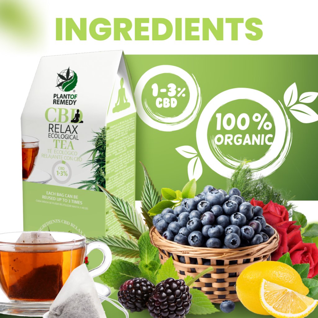 PLANT OF REMEDY Relax Tea Organic - 10 bags